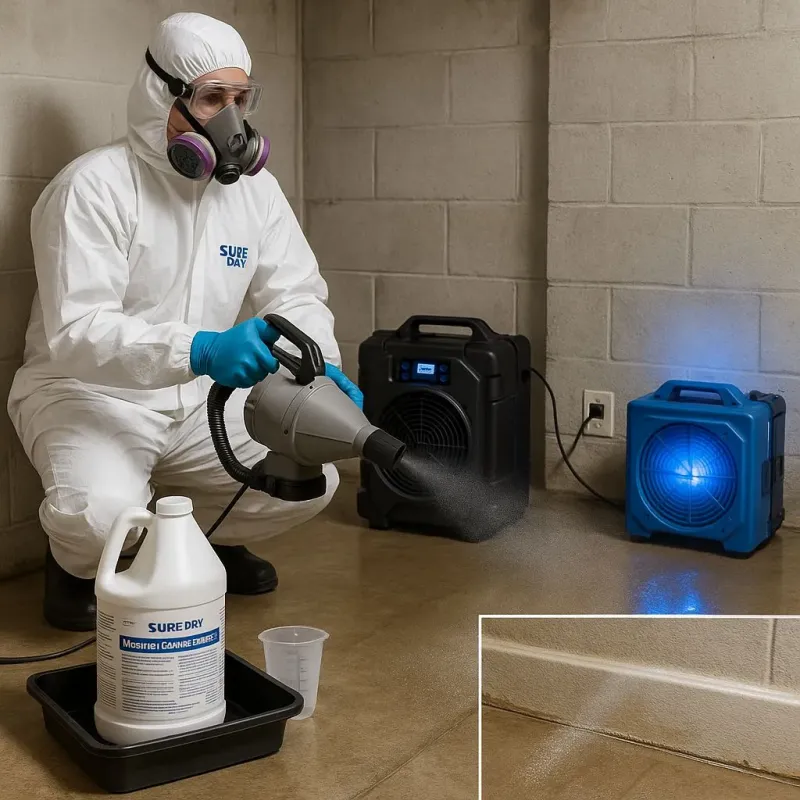Sanitization and Odor Removal process in Lakewood, OH